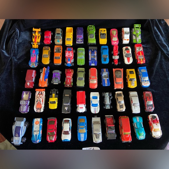 Hot Wheels Other - Lot 4 - 50 HOT WHEELS die cast CARS Various ages USED Toy Box Condition READ